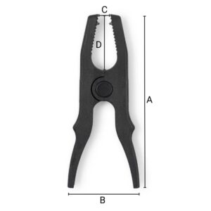 plier clamp black