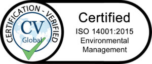 Certified ISO 14001:2015 Environmental Management