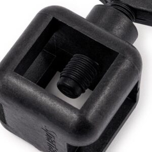 Close up of Spartan Box Clamp in Noryl