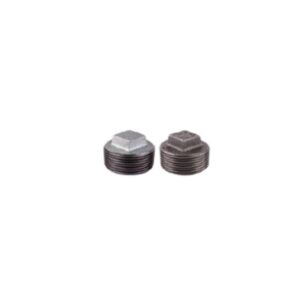 Malleable iron hollow and solid plugs